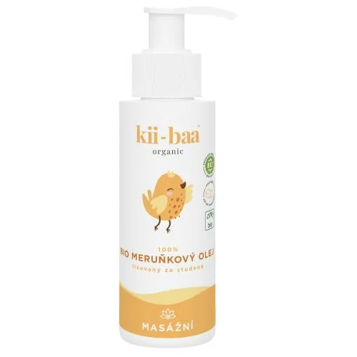 kii-baa® organic Baby Bio Apricot Oil olje za telo za otroke