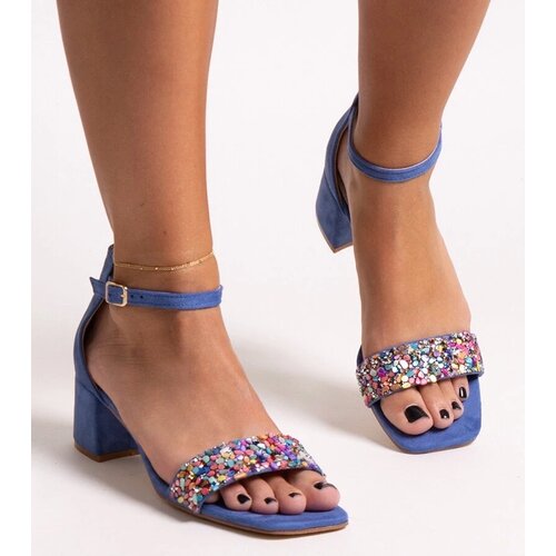 D/CEO Black sandals on a block heel Millo Cene
