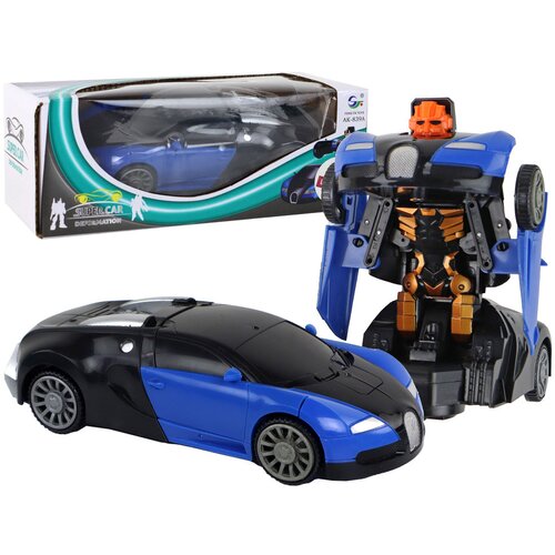  Auto robot za igru BUG 2u1 - crno/plavi Slike