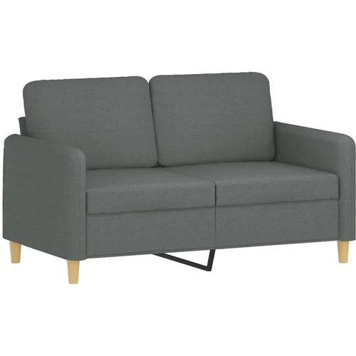 MAISON CHIC Dvosed kavč - Sofa - Kanape temno siv 120 cm blago, (21726954)