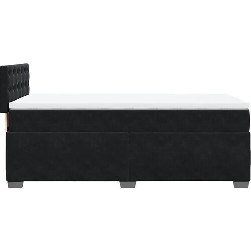 Box spring krevet s madracem crni 90x190 cm bar&amp;scaron;unasti Slike