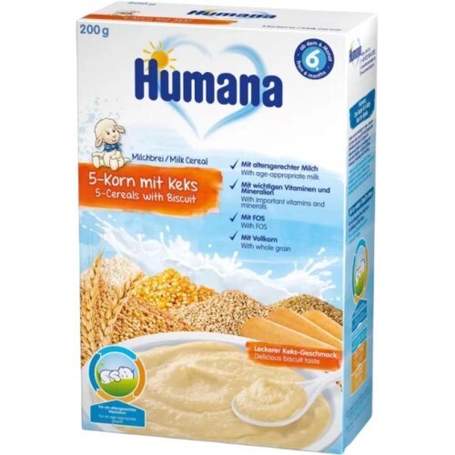 Humana ML. INS. KA&Scaron;A SA 5 ŽITARICA I KEKSOM 200G Cene