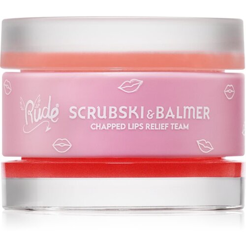 Rude Cosmetics Scrubski & Balmer balzam in piling za ustnice odtenek Grapefruit 7.5 g Cene
