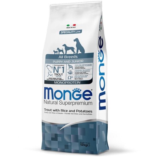 Monge Natural Superpremium Puppy Pastrmka 12kg - Hrana za štence Cene