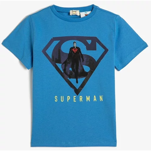 Koton Boy Licensed Short Sleeve Crew Neck Superman T-Shirt 3skb10558tk