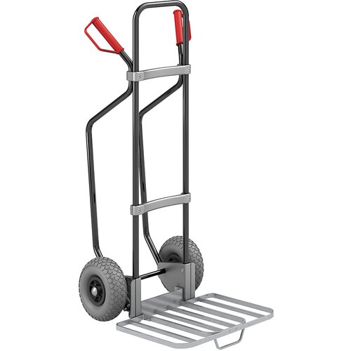 eurokraft pro voziček za prevoz vreč z drsnimi sanmi, črne barve, nakladalna površina za pakete šxg 430 x 450 mm, pocinkana izvedba, z ročajem, pu-kol Cene
