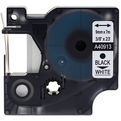 Dymo D1 40913 združljiv trak - 9 mm x 7 metrov črno/bel S0720680, (21405823) Cene