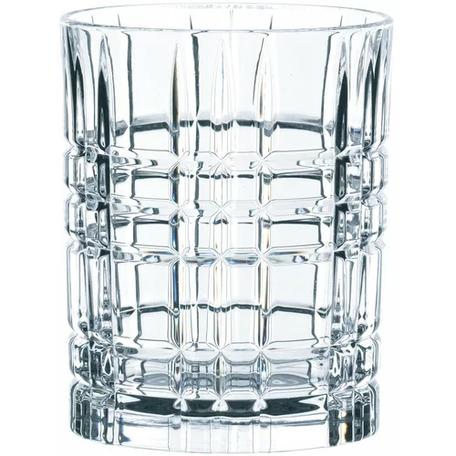 Nachtmann Komplet 4 kozarcev za viski iz kristalnega stekla Square Whiskey Set, 345 ml