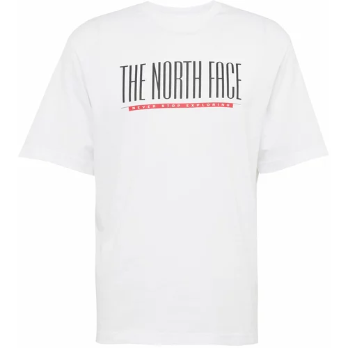 The North Face Majica 'EST 1966' crvena / crna / prljavo bijela