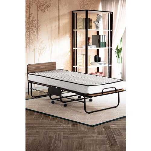 Hanah home Katlanir WhiteBlack Folding Bed Cene