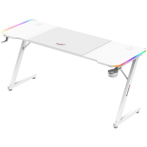 Huzaro Hero 4.8 White RGB - gaming desk Slike