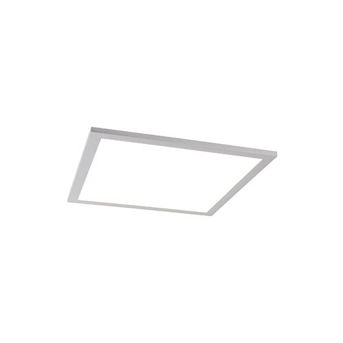 QAZQA Sodobna LED plo&amp;scaron;ča iz jekla 40 cm, vključno z LED - Liv Slike