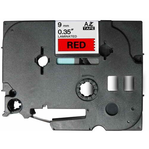 Brother Tze-421 združljiv laminirani trak - 9 mm X 8 metrov črno/rdeč, (21405976) Cene