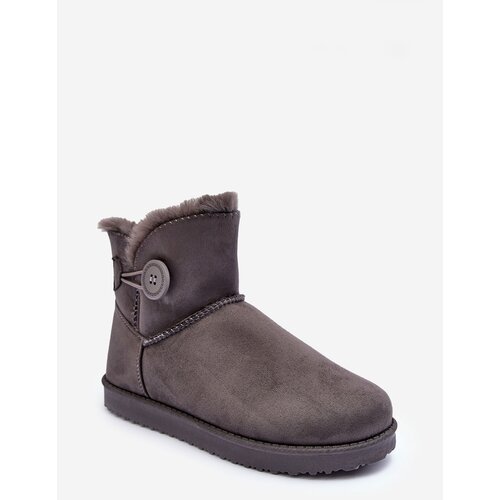 Boto Women's Padded Snow Boots With Decoration Grey Siriol Cene