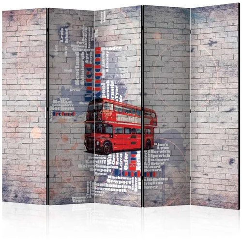  Paravan u 5 dijelova - My London... II [Room Dividers] 225x172