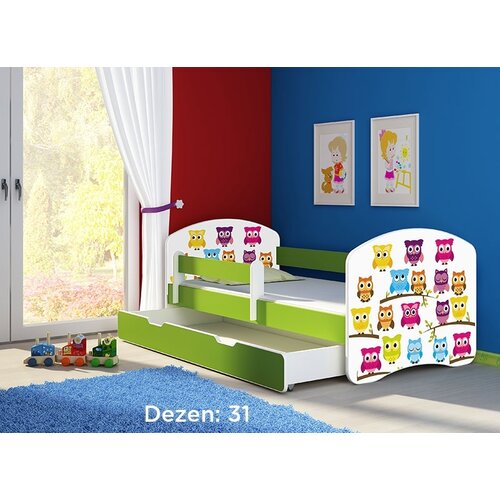 ACMA Krevet za decu Green sa fiokom 140x70 2 31 Cene