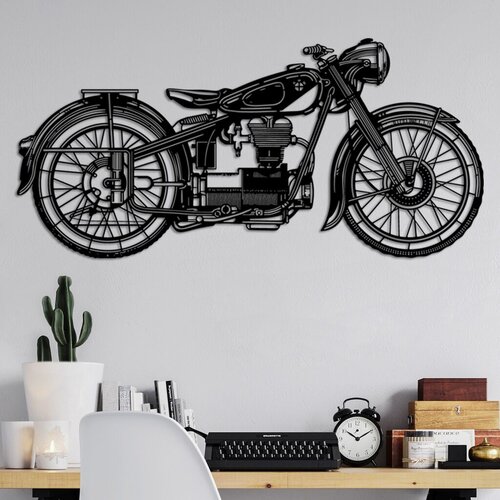 Wallity Zidna dekoracija Leeway-1, 100 x 48 cm, Crna Cijene