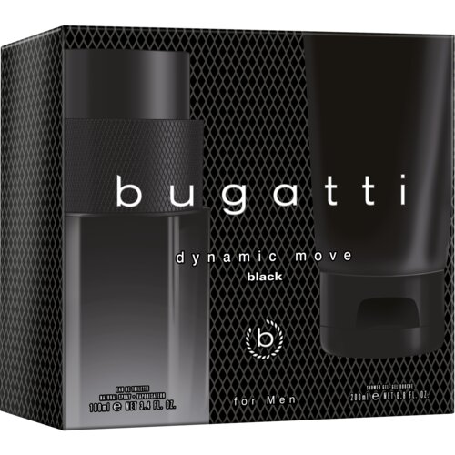 Bugatti Poklon set za muškarce Dynamic move black EDT 100ml + gel za tuširanje 200ml Slike