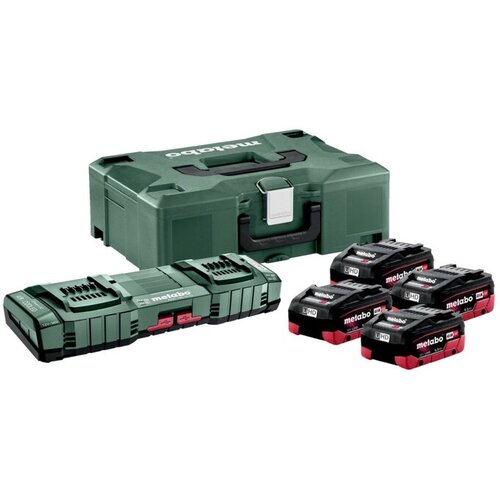 Metabo Osnovni set 4x LiHD 5,5 Ah ASC 145 DUO + Metaloc 685180000 Slike