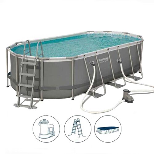 Bestway 56710 BW OVALNI 5,49 m X 2,74 mX 1,22 m Slike