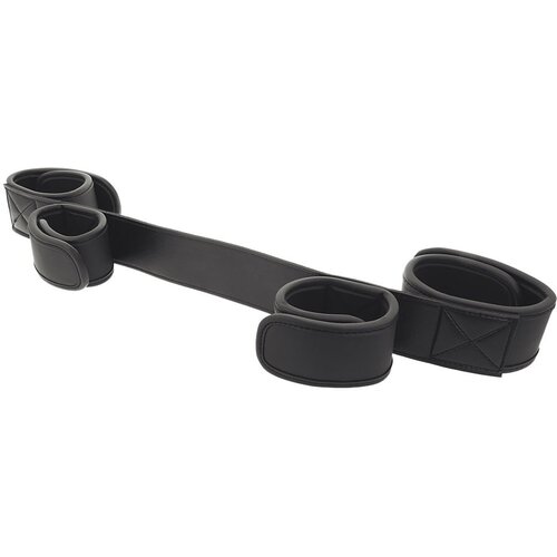 Fetish Submissive Soft Spreader Bar Vegan Leather Cene