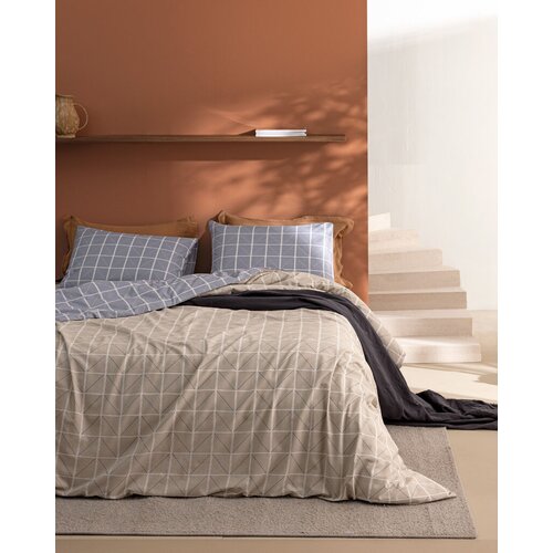 Madame coco Set Posteljine Millard, 3 komada, 160x220cm, Bež-sivi Cene