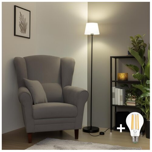  Brilagi - LED stojeća lampa CERIA 1xE27/40W/230V prečnik 20,5 cm bela/crna Cene