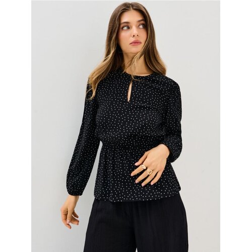 Sinsay Bluza s visokim udjelom viskoze i točkicama Slike