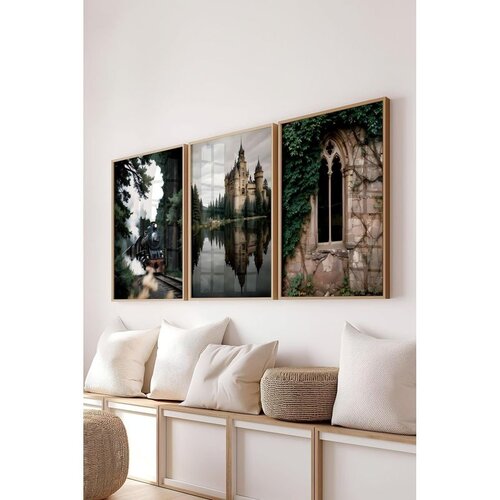 WALLXPERT Ç-300751 - 3040 set dekorativnih slika u više boja (3 komada) Cene
