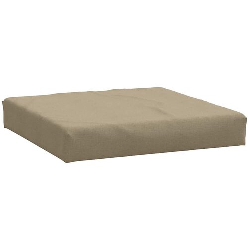 vidaXL Blazina za palete melanž taupe 60x60x9,5 cm blago, (21414127) Cene