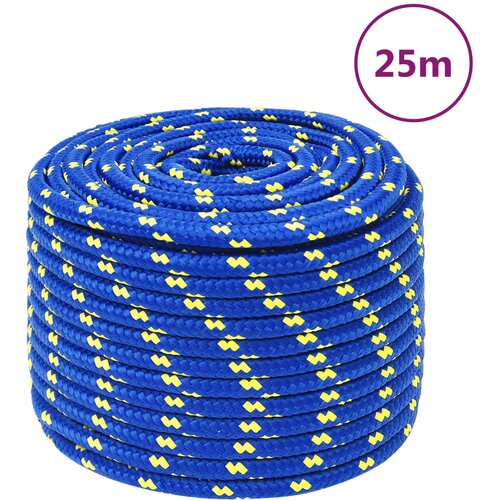 vidaXL Vrv za čoln moder 12 mm 25 m polipropilen Cene