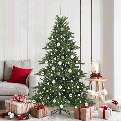 vidaXL Umjetno božićno drvce s nogom with LEDs s stalakom 180cm PVC Cene