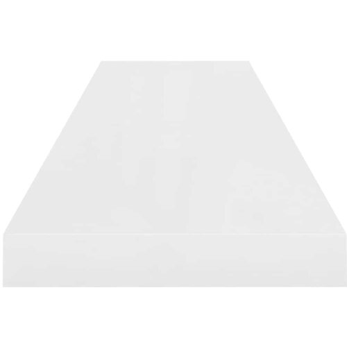  Plutajuće zidne police 2 kom sjajne bijele 90x23,5x3,8 cm MDF Slike