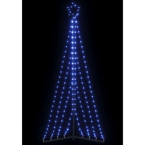 vidaXL Lučke za novoletno jelko 339 LED diod modre 187 cm Cene