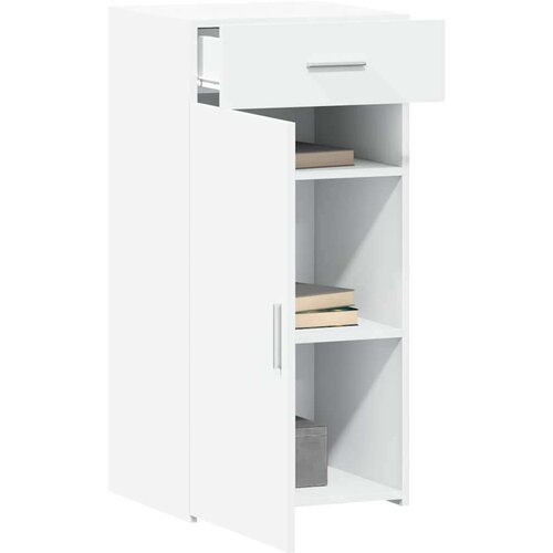 VidaXL Komoda bijela 45 x 42,5 x 93 cm od konstruiranog drva Slike