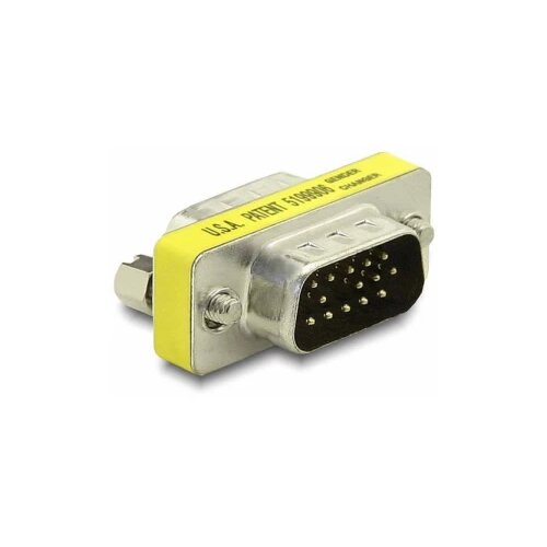 Delock 65010 VGA adapter [1x 15-polni mu&scaron;ki konektor D-Sub - 1x 15-polni mu&scaron;ki konektor D-Sub] srebrna Cijene