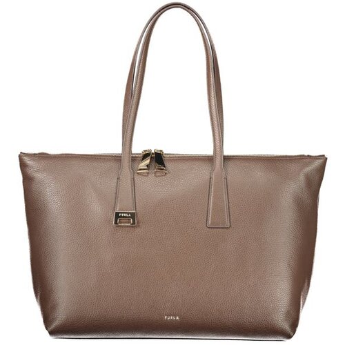 Furla Olivia L ženska kožna shopper torba 48x28x15 cm smeđa Cijene