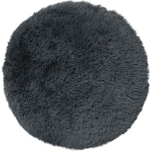  Presvlaka za jastuk 2 pcs HEERLEN Antracit &amp;Oslash; 60 cm PV flis Slike