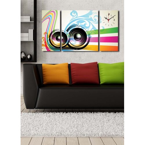 Wallity Zidni sat 3P204045CS-15, 84x45 cm, 3 dijela Cijene