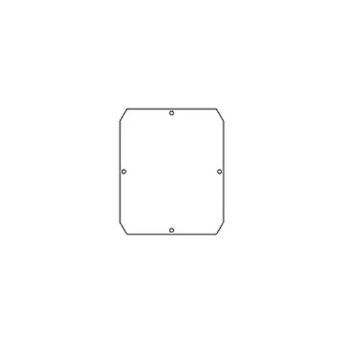 Molex 936040053 GWconnect Enclosure Metal Plate, Zinc-plated Steel, 144 x 119 x 1.50mm Outside Dimensions Slike