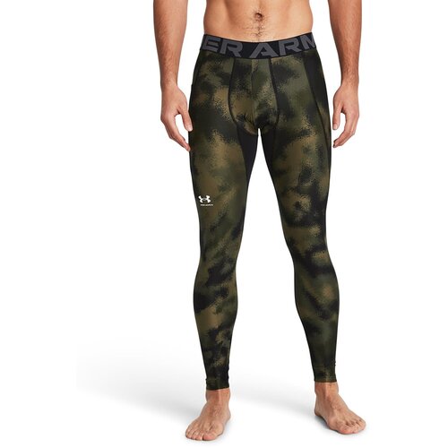 Under Armour HG Armour Printed Lgs Green S Cene