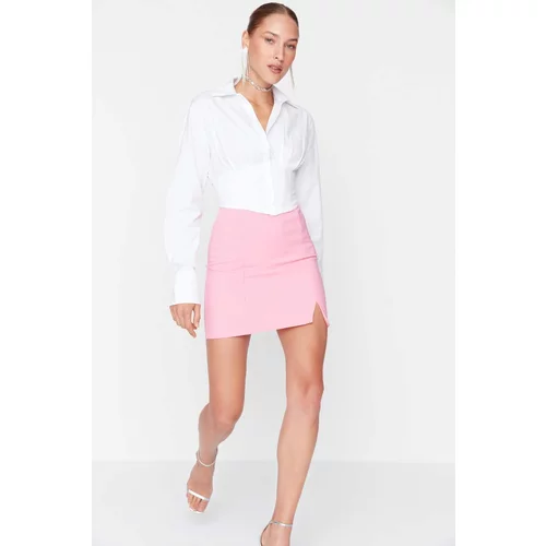 Trendyol Pink Slit Detailed Skirt