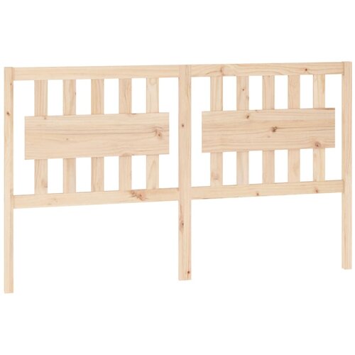  Uzglavlje za krevet 165,5 x 4 x 100 cm od masivne borovine Slike