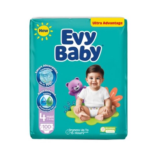 Evy Baby pelene ultra maxi 4, 7-14kg, 100kom ( A106245 ) Cene