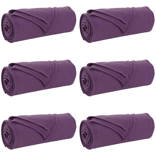  Pokrivači za bacanje 6 pcs Ljubičasta 170 x 130 cm Runo Slike