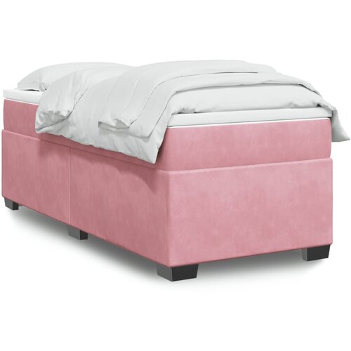 Box spring krevet s madracem ružičasti 100x200 cm bar&scaron;unasti Cijene