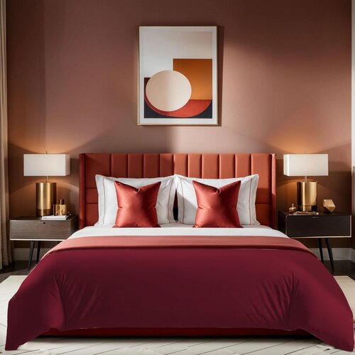  tonne rosse - 90 dusty rose ranforce single quilt cover (de) Cene