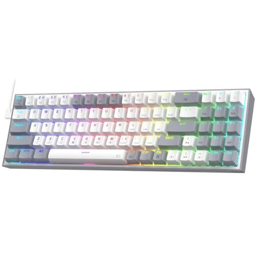 Redragon Gaming tastatura Pollux RGB bela Cene