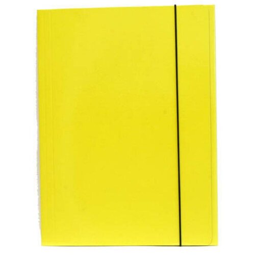 NANO Fascikl pre&amp;scaron;pan klapna s gumicom plastificirani, A4, , žuti Slike
