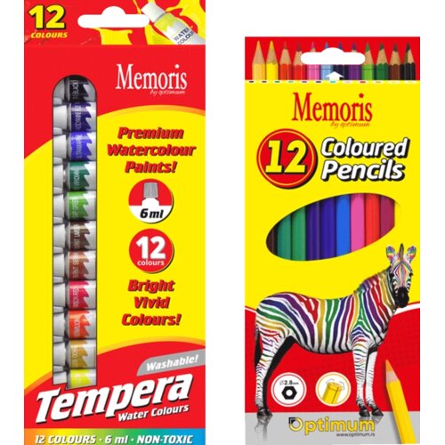 Memoris I SET - TEMPERE, DRVENE BOJE Cene